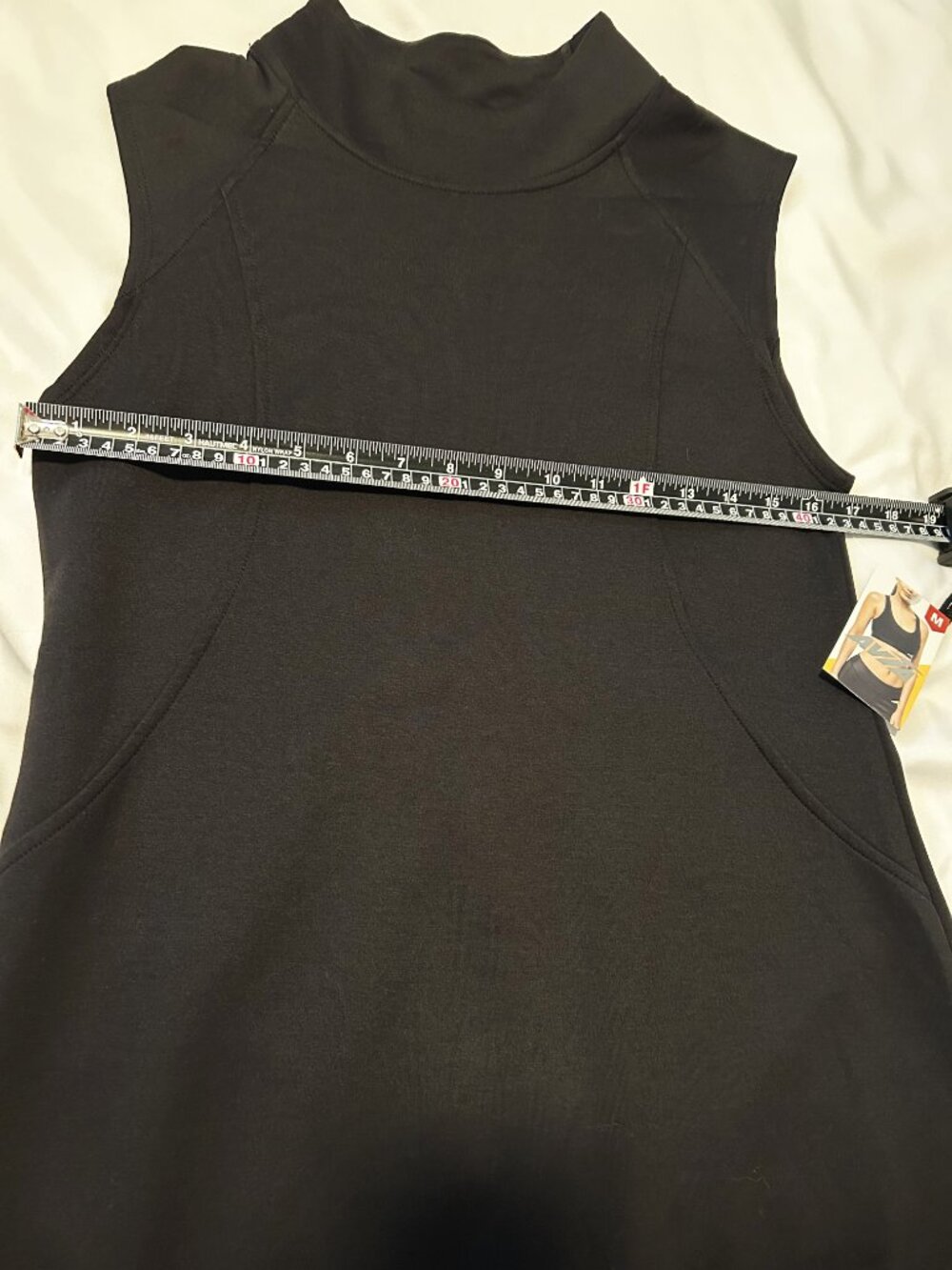 NWT Avia scuba black knit midi dress, size M - Picture 4 of 7